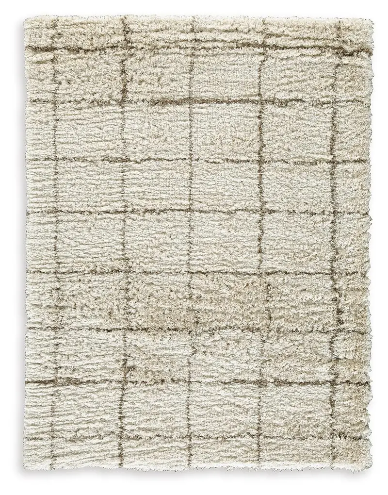Wrenlow Cream Brown Medium Indoor Area Rug